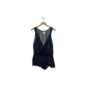 xhilaration Crochet Coverup Romper